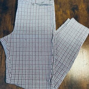 Women’s Maurice’s  Checkered Pants with stretch band waist